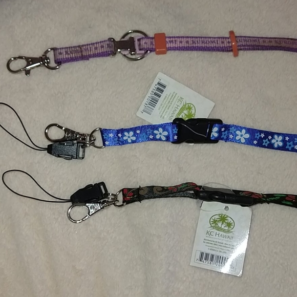 Set of 3 Hawaiian Style Lanyards - Picture 2 of 3
